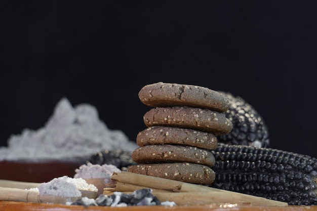 Galletas caseras de pinole con amaranto