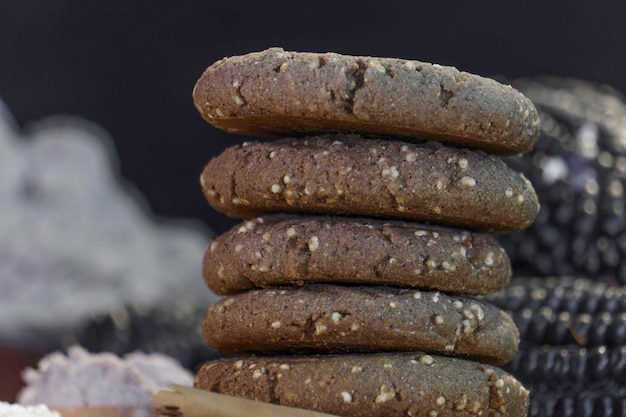 Galletas caseras de pinole con amaranto