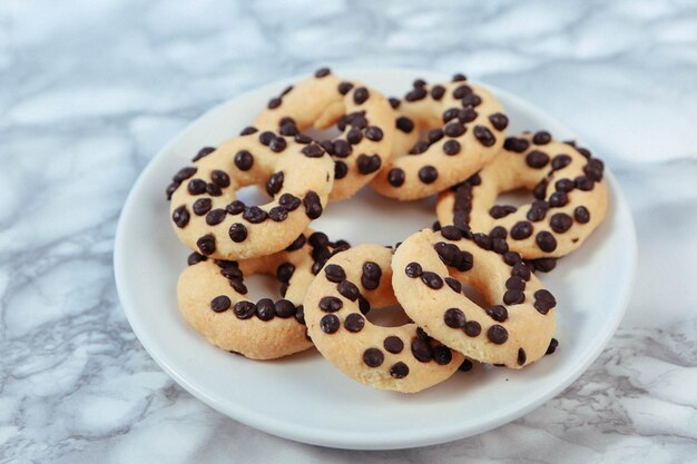 galletas con chips de chocolate negro