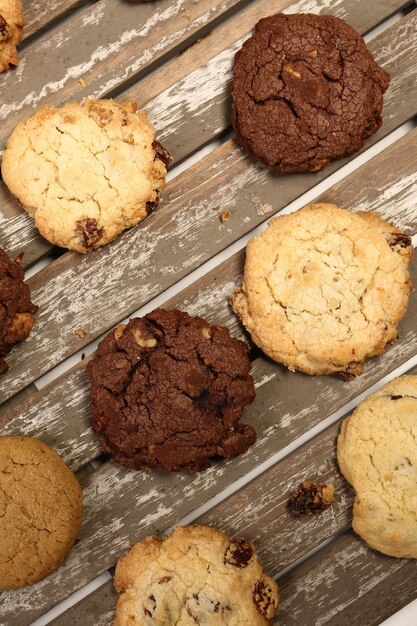 galletas con chips de chocolate negro