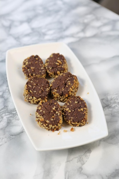 galletas con chips de chocolate negro