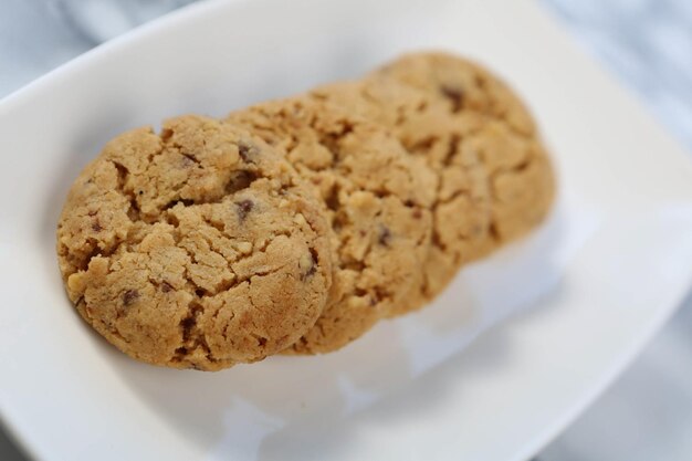 galletas con chips de chocolate negro