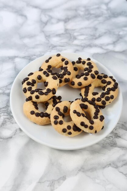 galletas con chips de chocolate negro