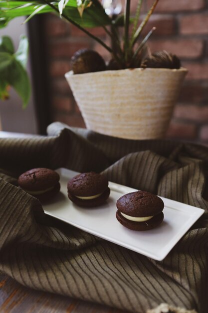 galletas con chips de chocolate negro