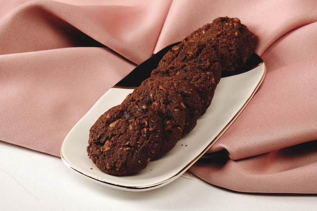 galletas con chips de chocolate negro