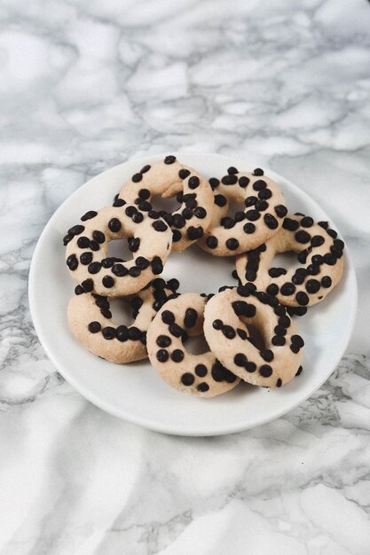 galletas con chips de chocolate negro