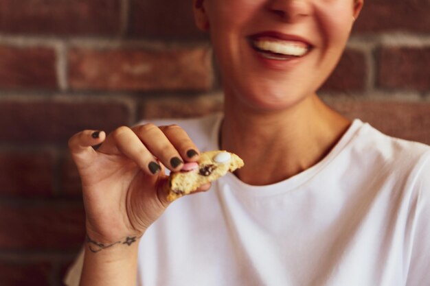 galletas con chips de chocolate negro