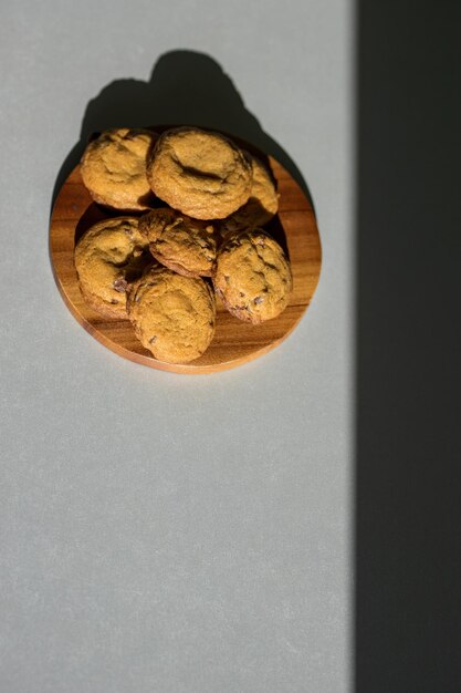 Foto galletas con chips de chocolate