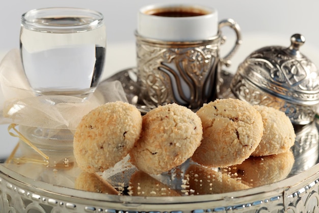 Galletas de chispas de chocolate y coco