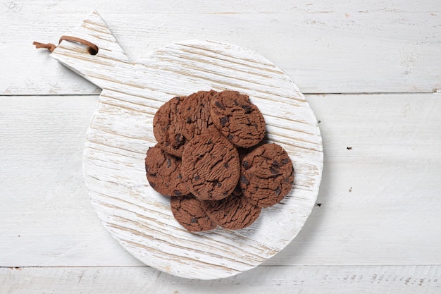 galletas con chispas de chocolate o biskuit coklat o galletas de chocolate