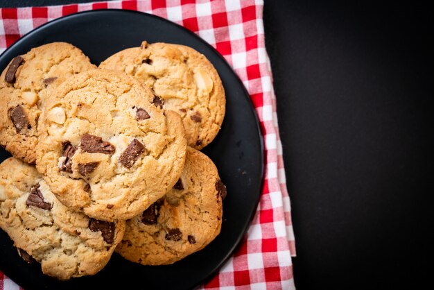 galletas con chispas de chocolate