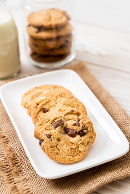 galletas con chispas de chocolate