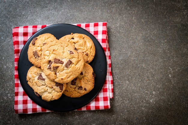 galletas con chispas de chocolate