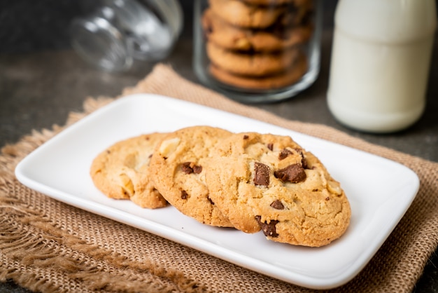 galletas con chispas de chocolate