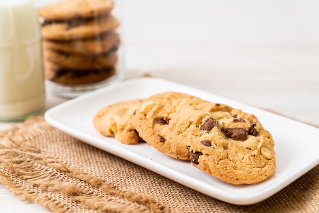 galletas con chispas de chocolate