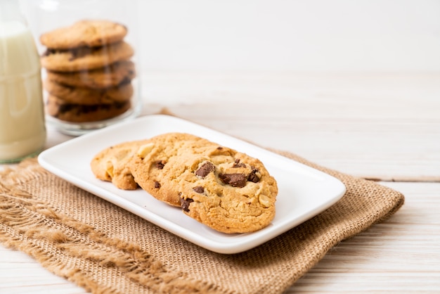 galletas con chispas de chocolate