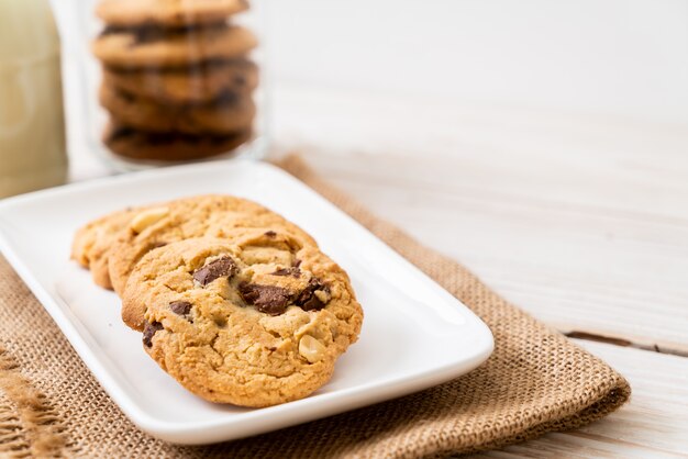 galletas con chispas de chocolate