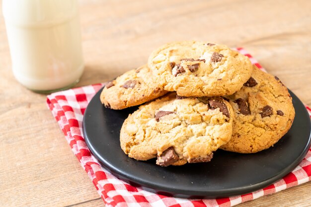 galletas con chispas de chocolate