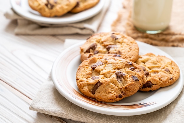 galletas con chispas de chocolate