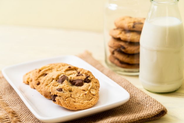 galletas con chispas de chocolate