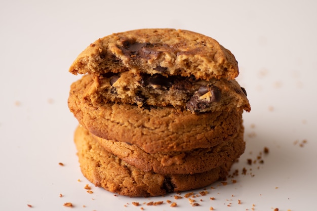 Galletas con chispas de chocolate