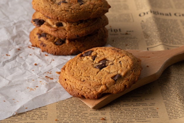 Galletas con chispas de chocolate