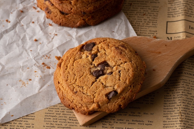 Galletas con chispas de chocolate