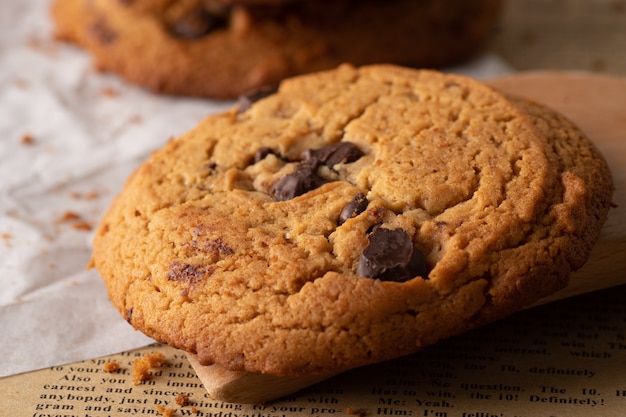 Galletas con chispas de chocolate