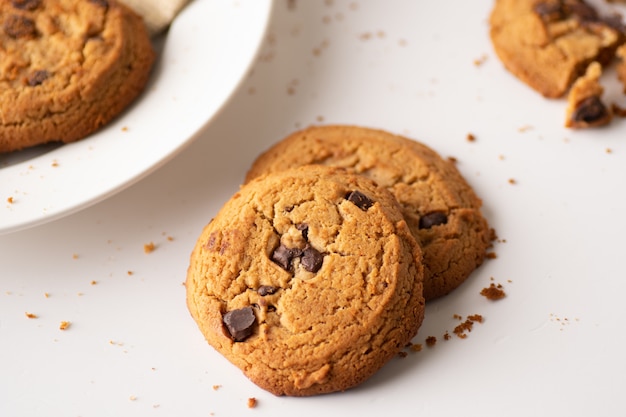 Galletas con chispas de chocolate