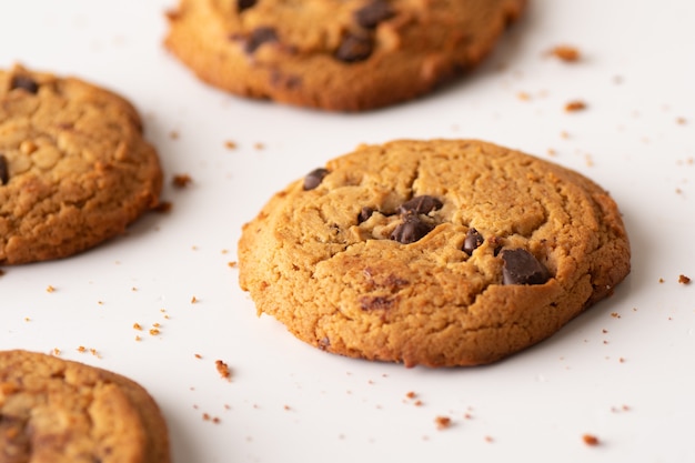 Galletas con chispas de chocolate