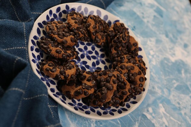 galletas con chispas de chocolate