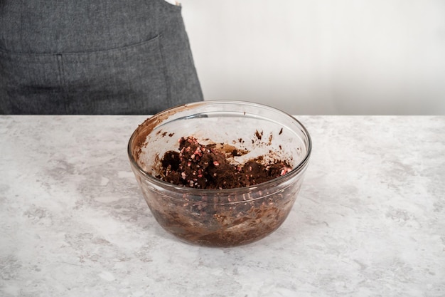 Galletas de chocolate con chips de menta