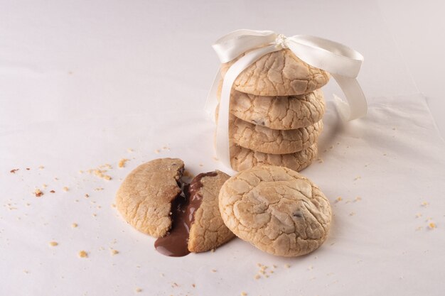 galletas de chocolate galletas con chispas de chocolate shot