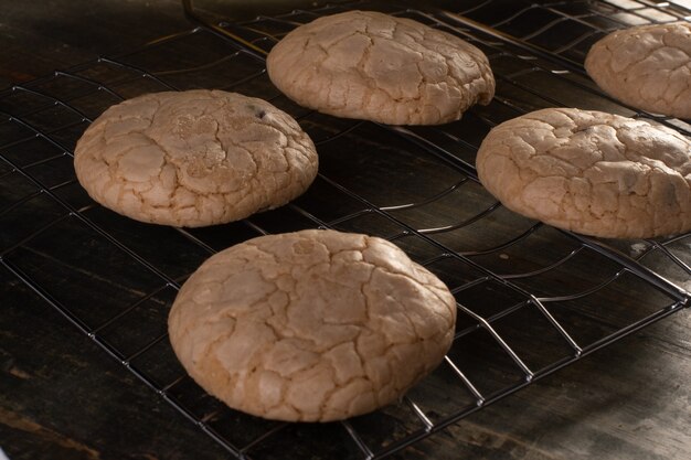 galletas de chocolate galletas con chispas de chocolate shot