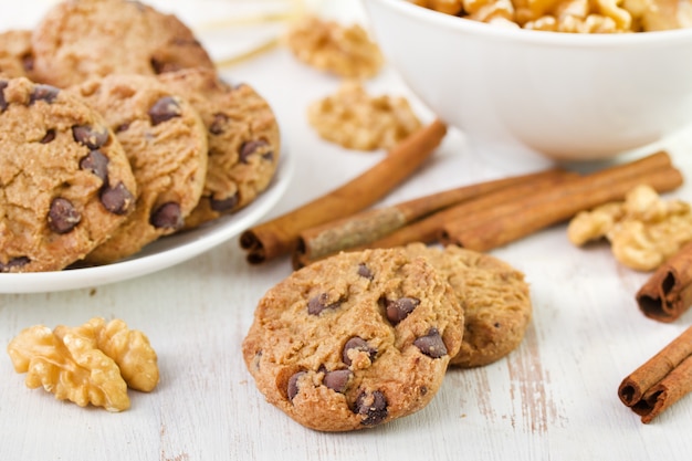 Galletas con chocolate