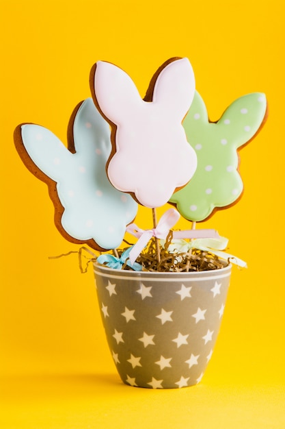 Galletas de conejitos de pascua