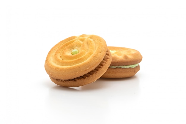 galletas con crema de pandan