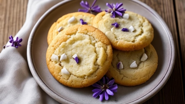 Galletas deliciosamente decoradas listas para ser saboreadas