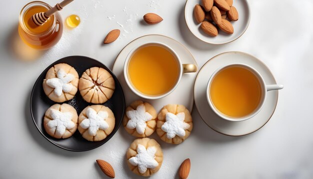 Foto galletas dulces griegas tradicionales