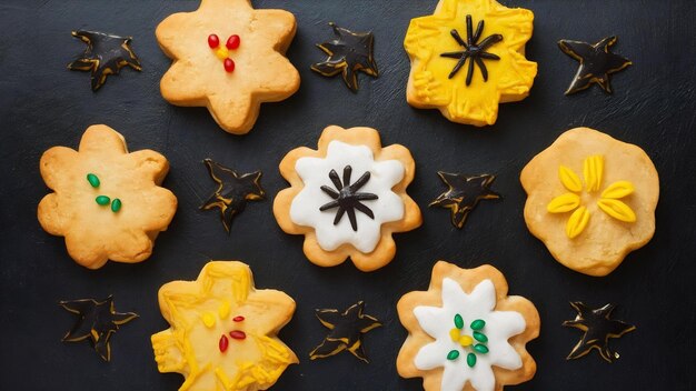 Foto galletas de el fitr fiesta islámica ramadán dulces galletas egipcias