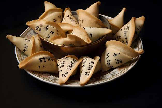 Galletas de la fortuna con mensajes