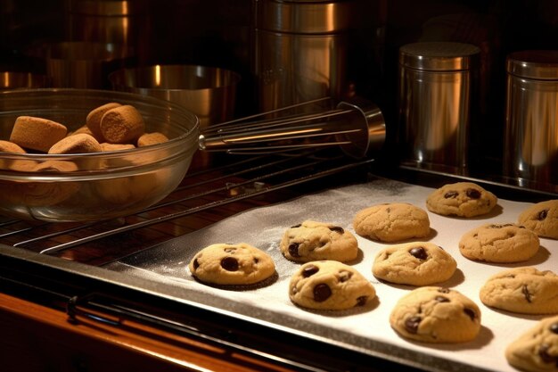 galletas en frente del horno publicidad profesional fotografía de alimentos