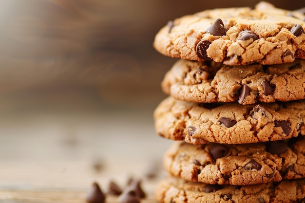 Galletas sin gluten con trozos de chocolate