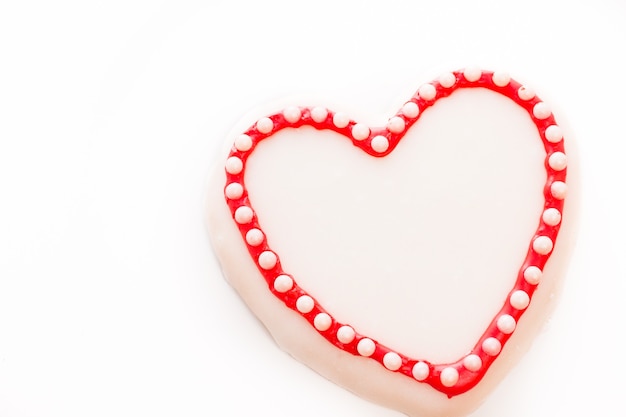 Galletas Gourtmet en forma de corazón decoradas para San Valentín.