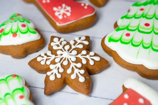 galletas de jengibre, fondos navideños