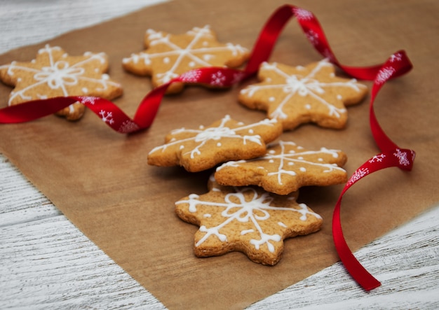 Galletas de jengibre y miel navideñas