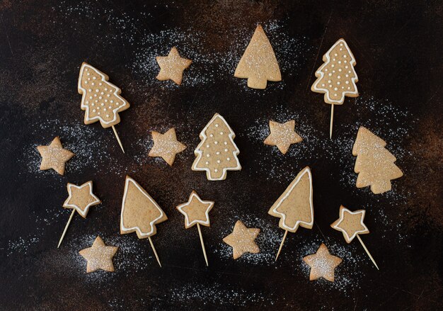 Galletas de jengibre navideñas caseras