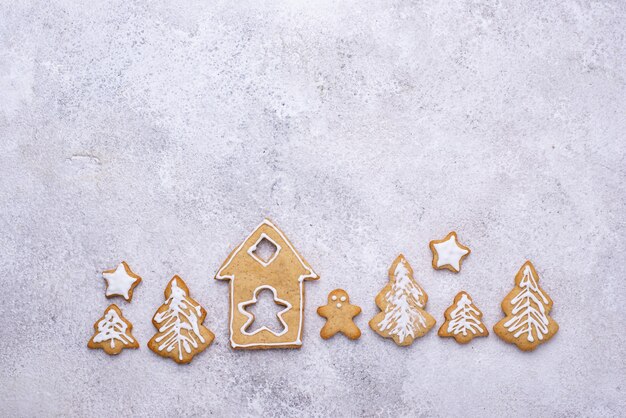 Galletas de jengibre navideñas tradicionales