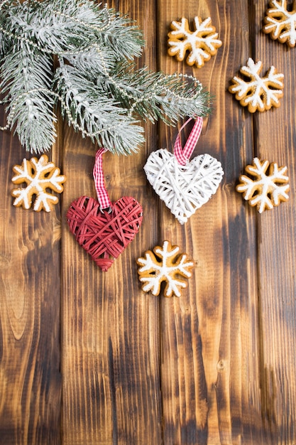 Galletas de jengibre navideñas