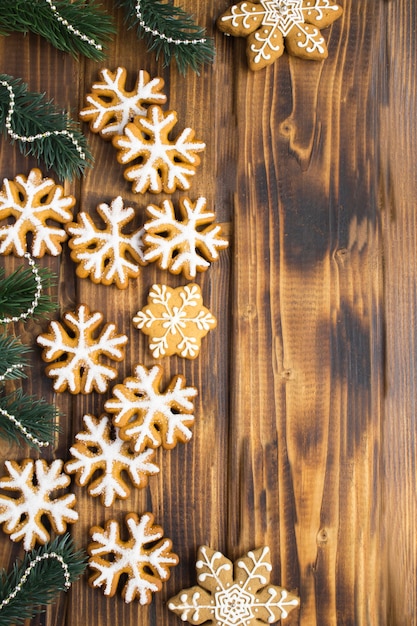 Galletas de jengibre navideñas